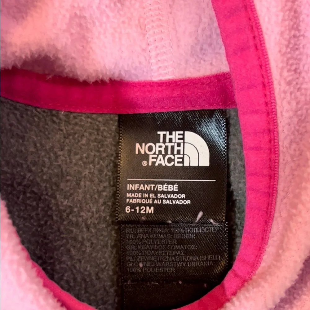 The North Face Infant Glacier Fleece One Piece Size 6-12 Months - Picture 4 of 7